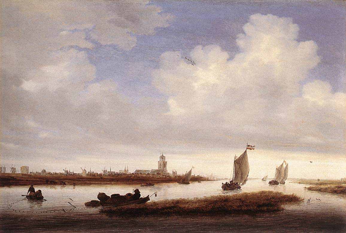 Salomon van Ruysdael View of Deventer Seen from the North West